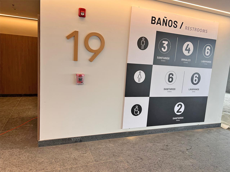 Wayfinding y Señalización de oficinas