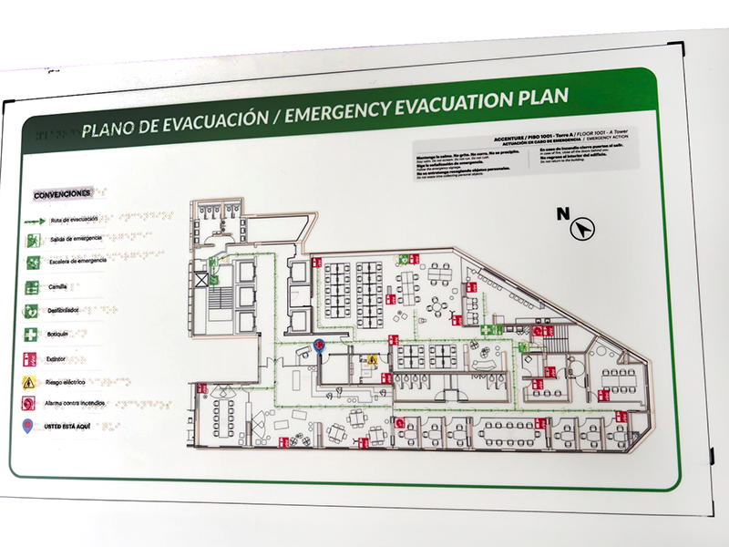 Elaboramos planos hápticos de la mas alta calidad